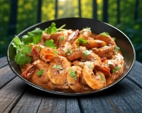 Plats Poisson Gambas Tikka Masala