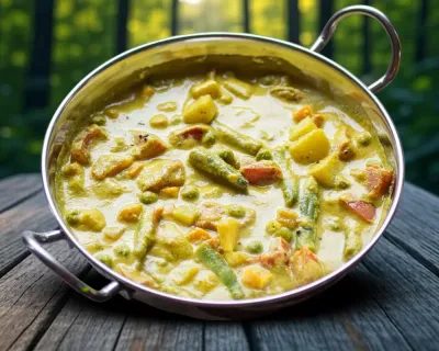 Plats Végétariens Shahi Korma