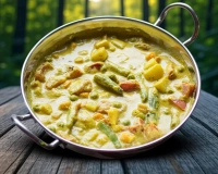 Plats Végétariens Shahi Korma